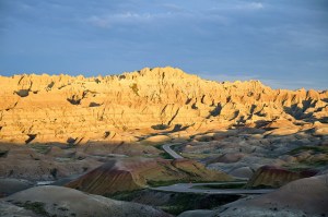 Dawn in the Badlands